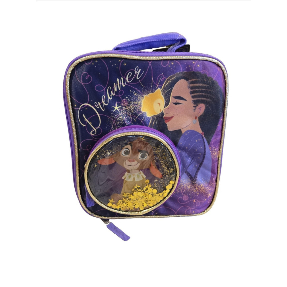 Disney Wish Insulated Lunch Bag for KidsMeasures 9" x 8" x 4", NWT, BPA Free,